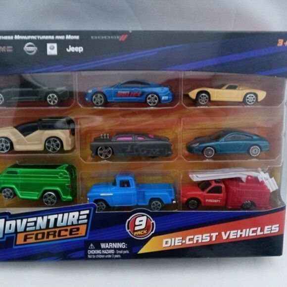 Adventure Force 9 Pack Of Die-Cast Vehicles Ford,G - Picture 8 of 12